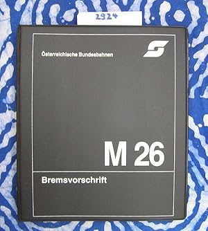 Image du vendeur pour M 26. Bremsvorschrift. Ausgabe 1989 mis en vente par Versandantiquariat Lesemeile