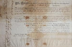 Document Signed by DeWitt Clinton