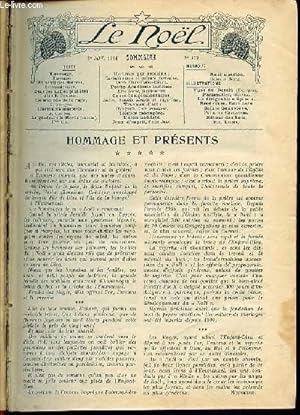 Image du vendeur pour LE NOEL N979 / 1 JANVIER 1914 - Hommage,Nouvelet.Au seuil des clotres, Reyns-Monlaur.Dans les autres plantes Abb E. Duplessy.Le microbe de la rage,A. A cloque.L actualit musicale,A. Gasto.Le gnral la Mort (roman), Clo.Un livre par ETC. mis en vente par Le-Livre