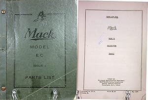 PARTS LIST # 591, MACK MODEL EC, SIX CYLINDER, CHASSIS