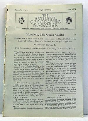 Honolulu, Mid-Ocean Capital. Article published in National Geographic Magazine, Volume 105, Numbe...