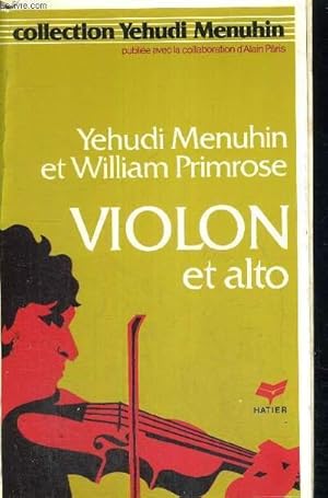 Seller image for VIOLON ET ALTO - COLLECTION YEHUDI MENUHIN for sale by Le-Livre