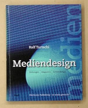 Imagen del vendedor de Mediendesign. [Deckeltitel-Zusatz: Zeitungen, Magazine, Screendesign. Electronic Publishing - so wirds gemacht]. a la venta por antiquariat peter petrej - Bibliopolium AG