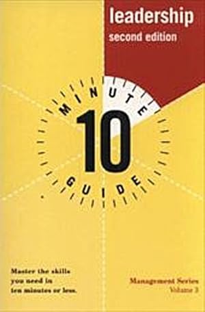 Bild des Verkufers fr Ten Minute Guide to Leadership, 2E (10 Minute Guides) by O'Leary, Liz zum Verkauf von unifachbuch e.K.