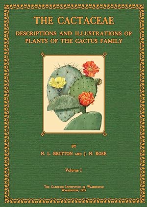 Bild des Verkufers fr The Cactaceae - 1 zum Verkauf von Antiquariat  Fines Mundi