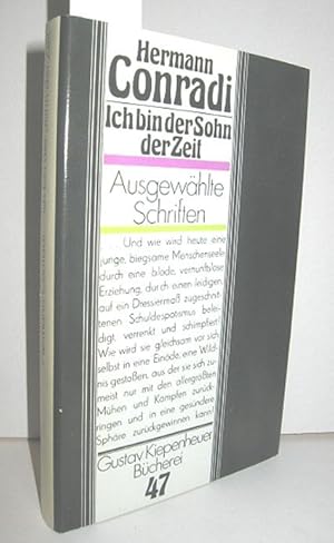 Seller image for Ich bin der Sohn der Zeit (Ausgewhlte Schriften) for sale by Antiquariat Zinnober