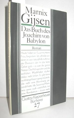 Seller image for Das Buch des Joachim von Babylon for sale by Antiquariat Zinnober