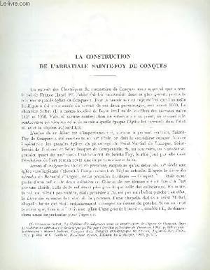 Image du vendeur pour BULLETIN MONUMENTAL 123e VOLUME DE LA COLLECTION N1 - LA CONSTRUCTION DE L'ABBATIALE SAINTE-FOY DE CONQUES PAR MARCEL DEYRES mis en vente par Le-Livre