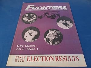 Frontiers (Vol. Volume 5 Number No. 14, November 5-19, 1986) Gay Newsmagazine News Magazine