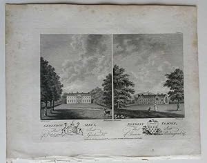 Gerendon Abbey Rothely Temple Leicestershire 1791 Antique Print