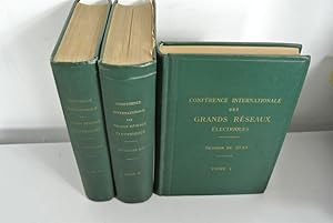 Imagen del vendedor de Conference Internationale des Grands Reseaux Electriques a haute tension. Compte rendu des travaux de la 12e session. 24 Juin - 3 Juillet 1948. Tomes I - III (3 volumes). a la venta por Antiquariat Bookfarm