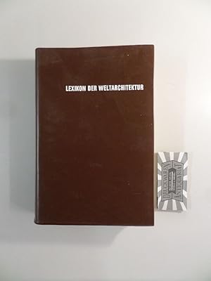 Bild des Verkufers fr Lexikon der Weltarchitektur. zum Verkauf von Druckwaren Antiquariat