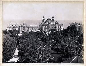 Monte Carlo Casino albumen Foto photo vintage antique