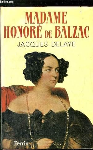 Imagen del vendedor de MADAME HONORE DE BALZAC a la venta por Le-Livre
