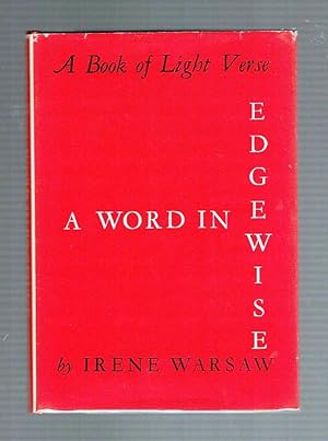 Seller image for A Word in Edgewise - A Book of Light Verse for sale by Riverhorse Books