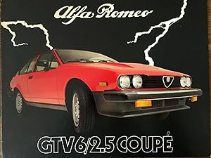 Seller image for 1982 Alfa Romeo GTV 6 / 2.5 Coupe Brochure for sale by Epilonian Books