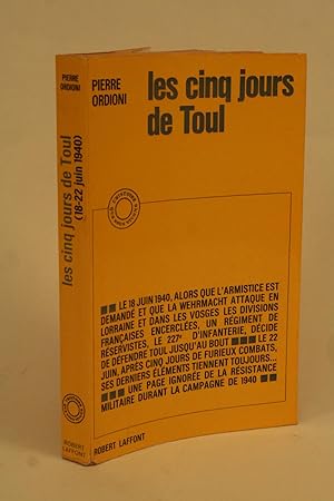 Seller image for Les Cinq Jours de Toul for sale by ATGBooks