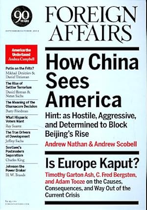 Seller image for Foreign Affairs. September/October 2012. for sale by Fundus-Online GbR Borkert Schwarz Zerfa