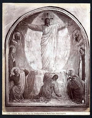 "Firenze Museo di S Marco" - La Transfigurazione di Gesu Jesus Beato Angelico Firenze albumen Fot...