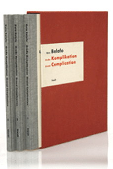 Bild des Verkufers fr Groe Komplikation = Grand complication / Koto Bolofo. 1:Luxusmanufaktur Treuleben & Bischof. 2. Leipziger Kunst- & Verlagsbuchbinderei. 3. Leipziger Industriebuchbinder. Tunesien zum Verkauf von Antiquariat ExLibris Erlach Eberhard Ott