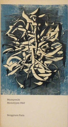 Bild des Verkufers fr Mumprecht. Monotypes 1960. Texte de Jacques Prvert. zum Verkauf von Gerhard Zhringer Antiquariat & Galerie Online