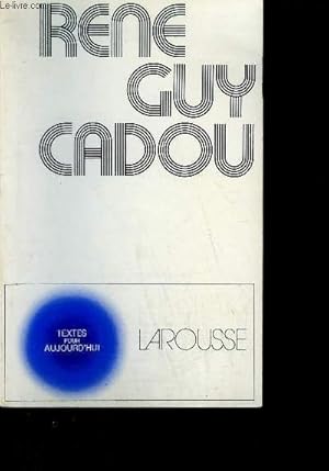Bild des Verkufers fr RENE GUY CADOU - CHOIX DE POEMES zum Verkauf von Le-Livre