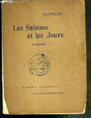 Bild des Verkufers fr LES SAISONS ET LES JOURS (POEMES) zum Verkauf von Le-Livre