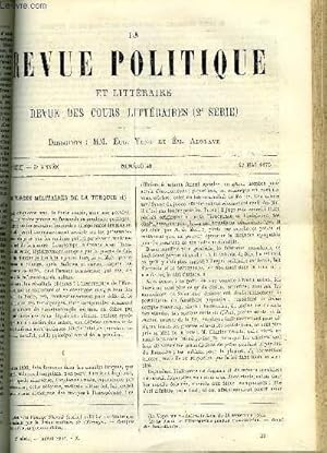 Seller image for LA REVUE POLITIQUE ET LITTERAIRE 5e ANNEE - 2e SEMESTRE N48 - LES FORCES MILITAIRES DE LA TURQUIE PAR LOUIS JEZIERSKI, ETUDES NOUVELLES DE LA REVOLUTION FRANCAISE - CARNOT PAR H. DE SYBEL, LA SCULPTURE EN 1876 PAR CHARLES BIGOT, LE THEATRE DE SAINT-CYR for sale by Le-Livre