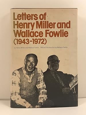 Image du vendeur pour Letters of Henry Miller and Wallace Fowlie (1943-1972) mis en vente par Old New York Book Shop, ABAA