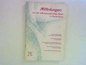 Bild des Verkufers fr Mitteilungen aus der Anthroposophischen Arbeit in Deutschland, Ostern I/1996, Nr. 195 zum Verkauf von ANTIQUARIAT FRDEBUCH Inh.Michael Simon