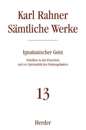 Bild des Verkufers fr Smtliche Werke Karl Rahner Smtliche Werke zum Verkauf von Rheinberg-Buch Andreas Meier eK