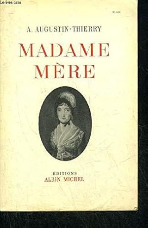 Seller image for Madame mre. for sale by JLG_livres anciens et modernes