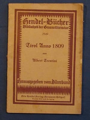 Imagen del vendedor de Tirol Anno 1809. a la venta por Das Konversations-Lexikon
