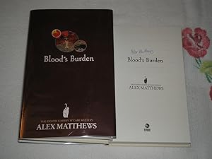 Bild des Verkufers fr Blood's Burden: Signed zum Verkauf von SkylarkerBooks