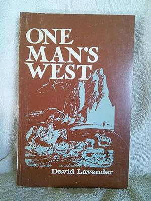 Seller image for One Man's West for sale by Prairie Creek Books LLC.