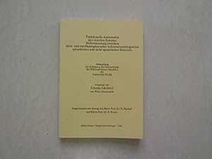 Seller image for Funktionelle Asymmetrie des visuellen Systems: Differenzierung zwischen intra- und interhemisphrischer Informationsintegration sprachlichen und nicht-sprachlichen Materials. Abhandlung zur Erlangung der Doktorwrde der Philosophischen Fakultt I der Universitt Zrich. for sale by Antiquariat Bookfarm