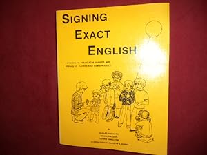 Bild des Verkufers fr Signing Exact English. zum Verkauf von BookMine