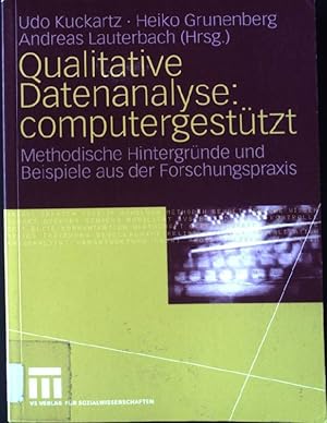 Image du vendeur pour Qualitative Datenanalyse: computergesttzt : methodische Hintergrnde und Beispiele aus der Forschungspraxis. mis en vente par books4less (Versandantiquariat Petra Gros GmbH & Co. KG)