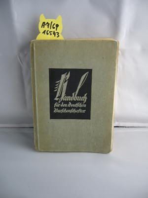 Handbuch für den deutschen Burschenschafter. Hrsg. von