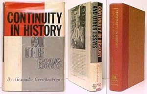 Seller image for Continuity in History and Other Essays. US in dj for sale by John W. Doull, Bookseller