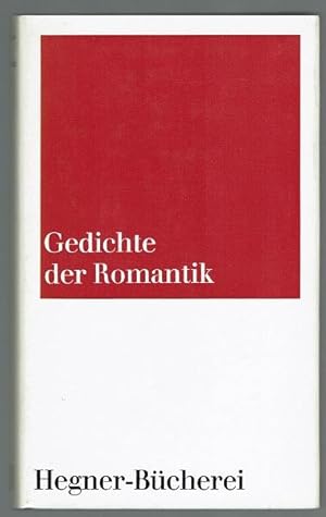 Seller image for Gedichte der Romantik for sale by Antiquariat Stange