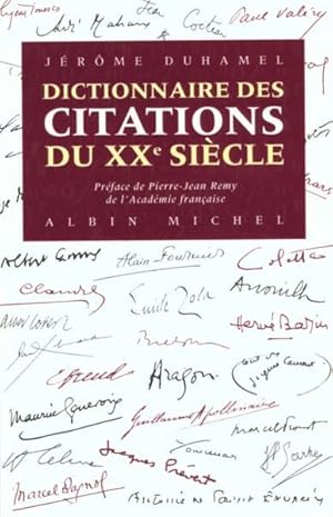 Dictionnaire des citations du XXe siècle