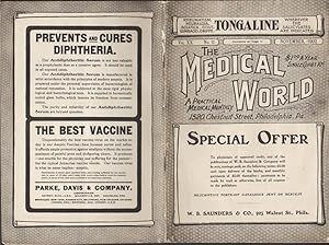 THE MEDICAL WORLD (NOV. 1902) Vol. 20, No. 11, a Practical Medical Monthly