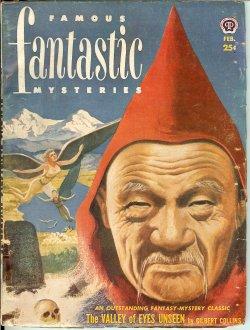 Bild des Verkufers fr FAMOUS FANTASTIC MYSTERIES: February, Feb. 1952 ("The Valley of Eyes Unseen") zum Verkauf von Books from the Crypt