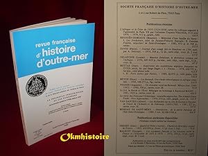 RFHOM 268 - Revue Française d' Histoire d'Outre-Mer -------- N° 268 [ 1985 - 3e Trimestre - Tome ...