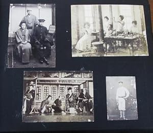 PHOTOGRAPH ALBUM OF 116 PROFESSIONAL IMAGES, MOSTLY FROM MIE-KEN, CIRCA 1895-1925, DURING THE MEI...