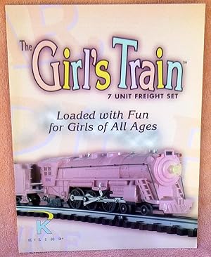 Bild des Verkufers fr The Girl's Train 7 Unit Freight Set Loaded with Fun for Girls of All Ages zum Verkauf von Argyl Houser, Bookseller