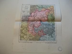 Bild des Verkufers fr Karte von dem Oberamt Tbingen. zum Verkauf von Ottmar Mller