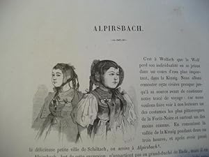 Imagen del vendedor de Alpirsbach. 2 Mdchen in Tracht. a la venta por Ottmar Mller