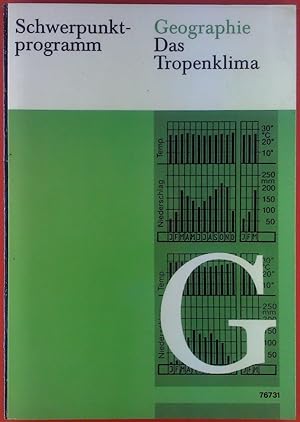 Imagen del vendedor de Schwerpunktprogramm. Geographie. Das Tropenklima. a la venta por biblion2